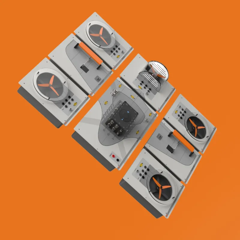 Components in VTOL layout